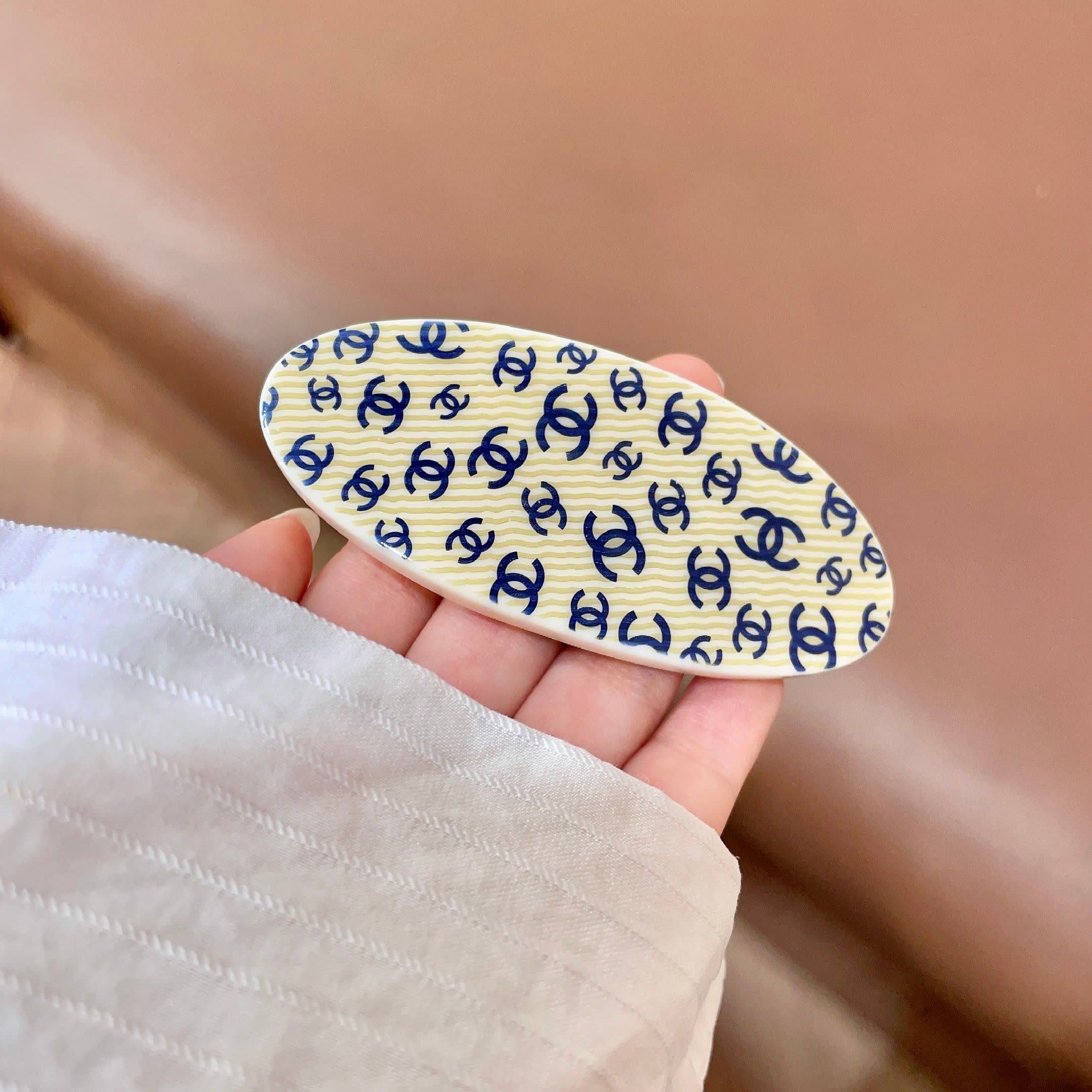 Chanel Patterned Hair Clip